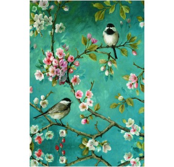 Notatnik - Ptaki na gałęzi