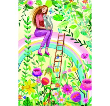 Notatnik - Tęczowa drabina